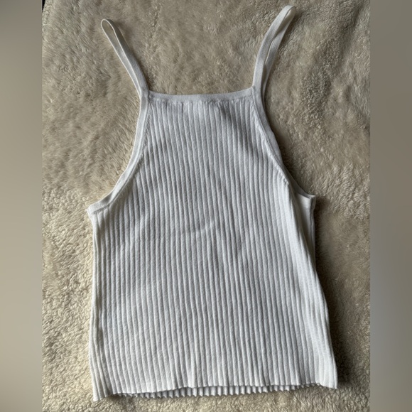 Nordstrom BP white ribbed tank top - Picture 5 of 7